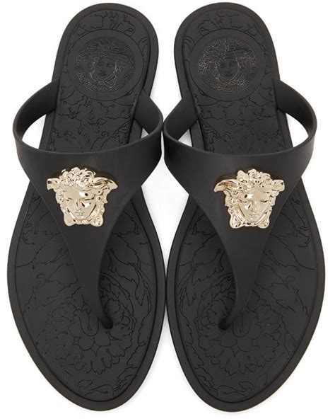 versace flip flops womens|versace medusa flats sandals women.